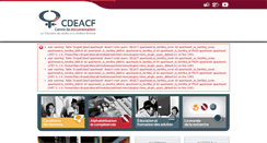 Desktop Screenshot of drupal.cdeacf.ca