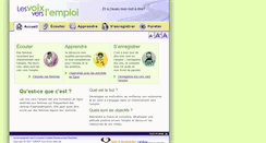 Desktop Screenshot of emploi.cdeacf.ca